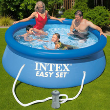 Надувной бассейн Intex 56972, (28112), 244 х 76 см., с фильтр-насосом